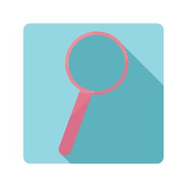 Arama düğmesi simgesi, vektör illüstrasyonu 