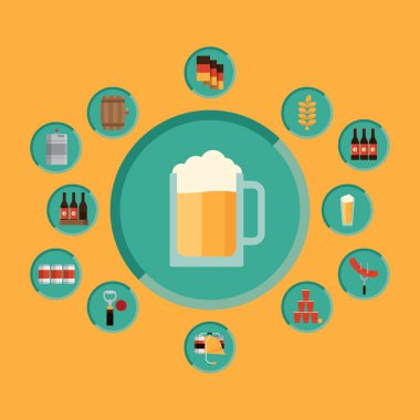 Vektör illüstrasyonu, simge ögesi arkaplanı