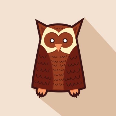 Şirin simgeli basit biçimlendirilmiş pankart, vektör illüstrasyonu