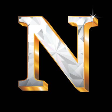 Harf simgesi vektör illüstrasyonu