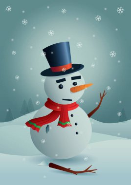 kardan adamın yaratıcı vektör çizimi 