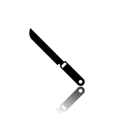 Renk arkaplanındaki vektör illüstrasyonu, simge ögesi