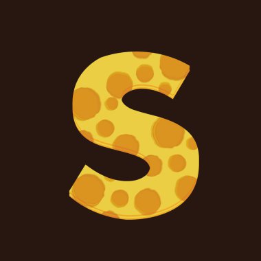 Harf simgesi vektör illüstrasyonu