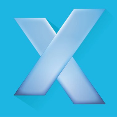 Harf simgesi vektör illüstrasyonu