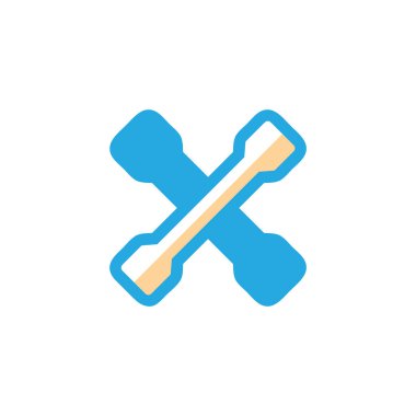 Basit grafik simgesi vektör illüstrasyonu 