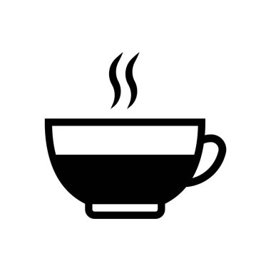 Restoran simgeleriyle basit biçimlendirilmiş pankart, vektör illüstrasyonu