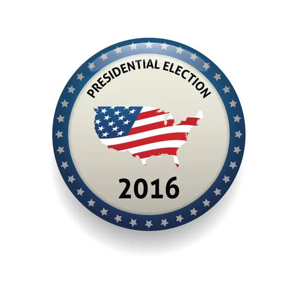 Presidentsverkiezingen Usa Teken Vector Illustratie — Stockvector