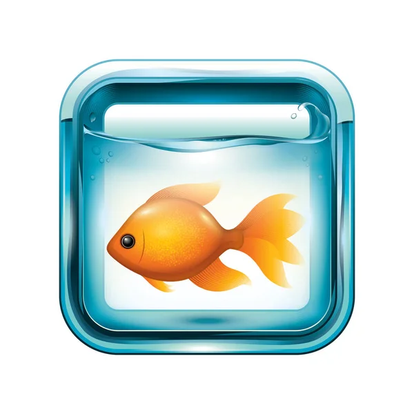 Fisch Symbol Vektor Illustration — Stockvektor