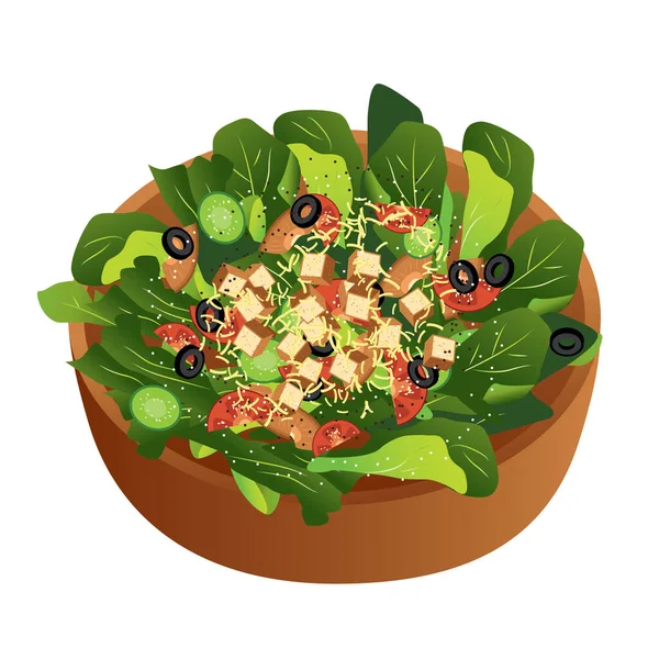 Ilustrasi Modern Ikon Vektor Salad - Stok Vektor