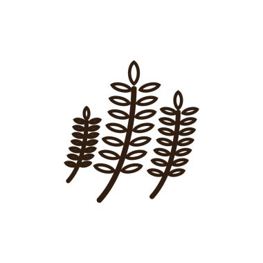 Simgeli basit biçimlendirilmiş pankart, vektör illüstrasyonu