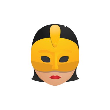 Maskenin modern grafik çizimi