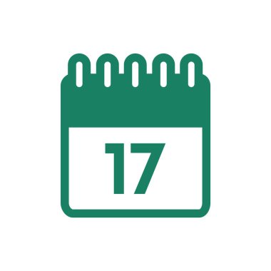 Takvim vektör illüstrasyonu, simge ögesi arkaplanı