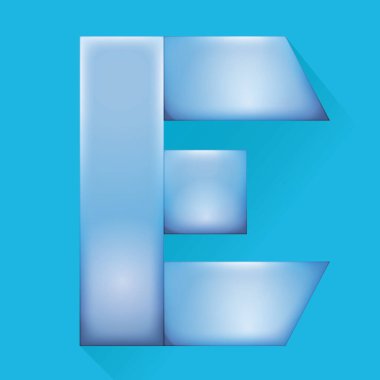 Harf simgesi vektör illüstrasyonu