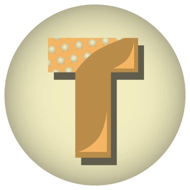 Basit grafik simgesi vektör illüstrasyonu 