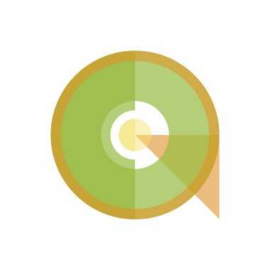 Basit grafik simgesi vektör illüstrasyonu 