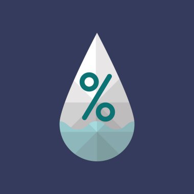 Hava durumu simgesi, vektör illüstrasyonu 