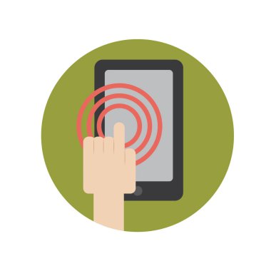 Vektör illüstrasyonu, simge ögesi arkaplanı