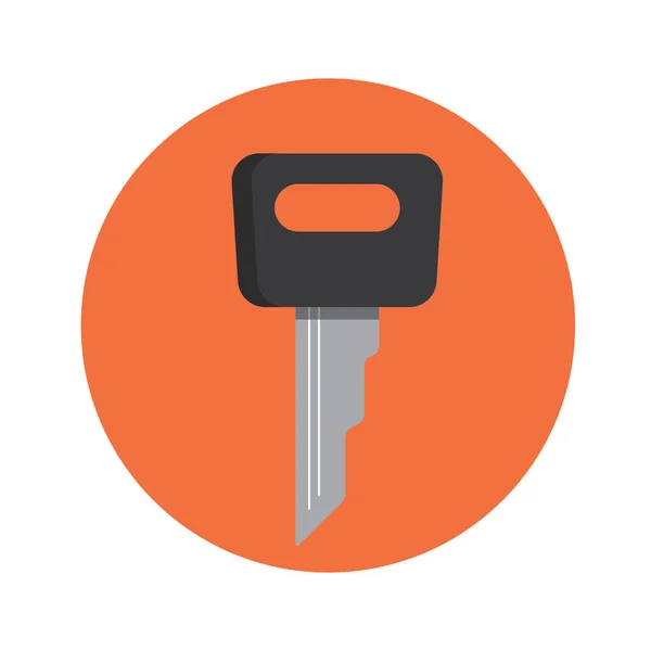 Key Vector Illustration Icon Element Hintergrund — Stockvektor