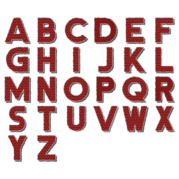 Vektor Illustration Von Abc Buchstaben — Stockvektor