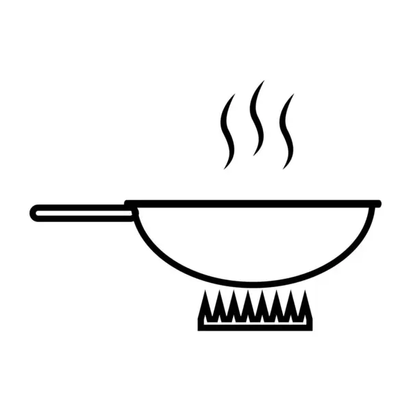 Kochen Vektor Illustration Symbol Element Hintergrund — Stockvektor