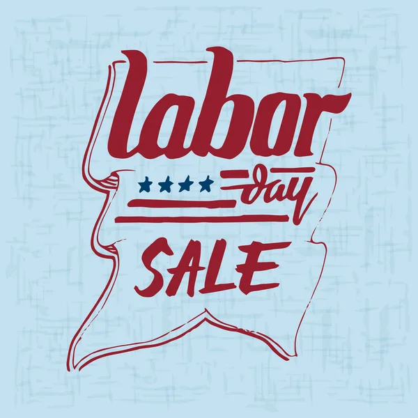 Happy Labor Day Usa Vector Illustration — Stock Vector