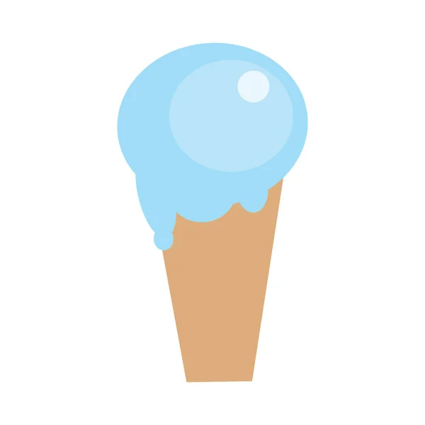 Vector Gráfico Moderno Ilustración Helado — Vector de stock