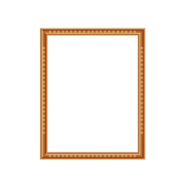 Empty Frame White Background Vector Illustration — Stock Vector