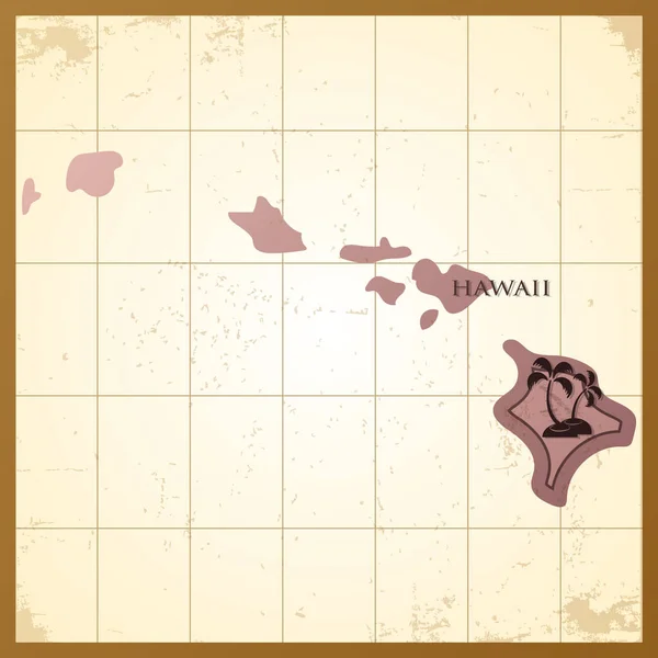 Illustration Vectorielle Créative Hawaii — Image vectorielle