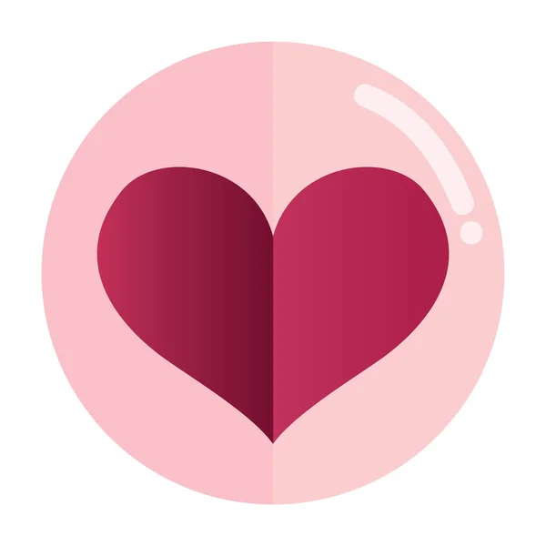 Corazón Del Amor Copia Espacio Fondo Vector Ilustración — Vector de stock