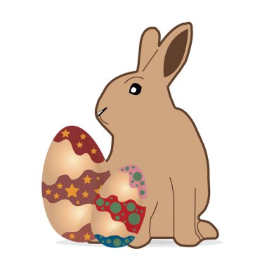 Paskalya Günü konsepti, vektör çizimi