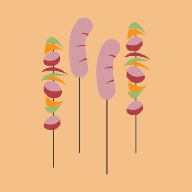 Kanepenin modern grafik çizimi 