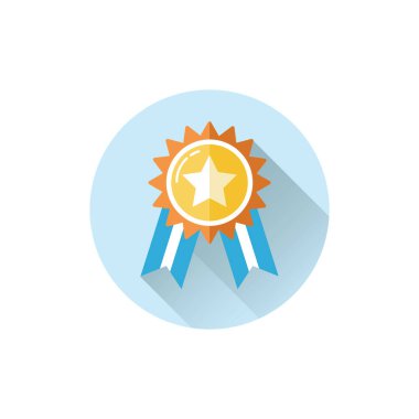 Başarı simgesi vektör illüstrasyonu