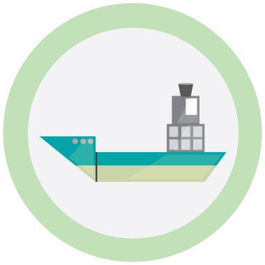 lojistik ikon vektör illüstrasyonu