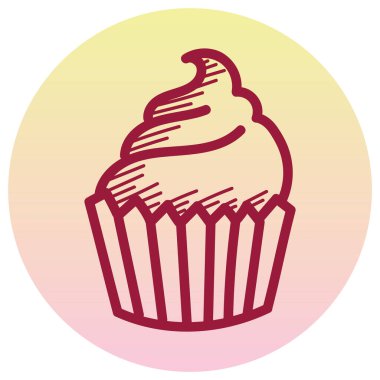 Basit grafik simgesi vektör illüstrasyonu 