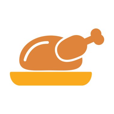 tavuk vektör illüstrasyonu, simge ögesi arkaplanı