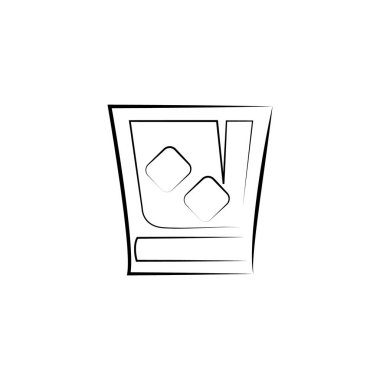 Simgeli basit biçimlendirilmiş pankart, vektör illüstrasyonu