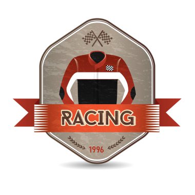 Yarış, ulaşım, vektör illüstrasyonu 