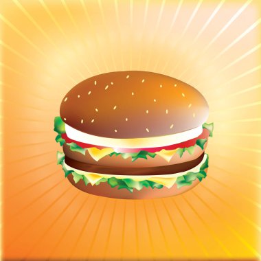 soyut vintage vektör çizimi