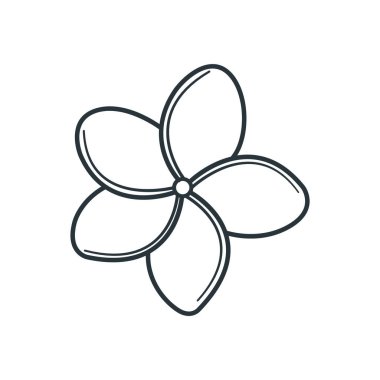 çiçek vektör illüstrasyonu, simge ögesi arkaplanı