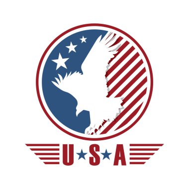 Kartalın modern grafik çizimi