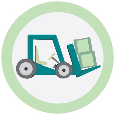 lojistik ikon vektör illüstrasyonu