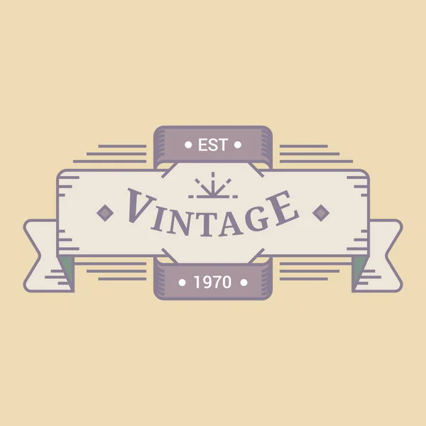 Vintage Grafisk Vektor Illustration — Stock vektor