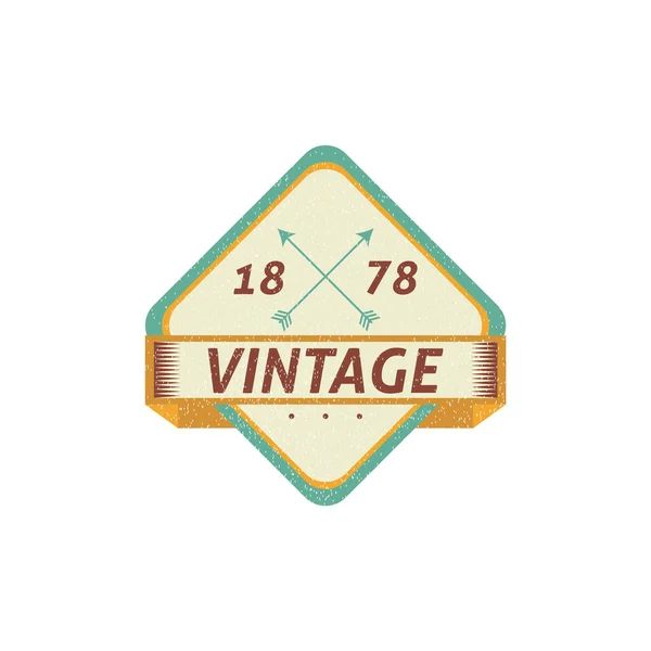 Illustrazione Vettoriale Grafica Distintivo Sfondo Vintage — Vettoriale Stock