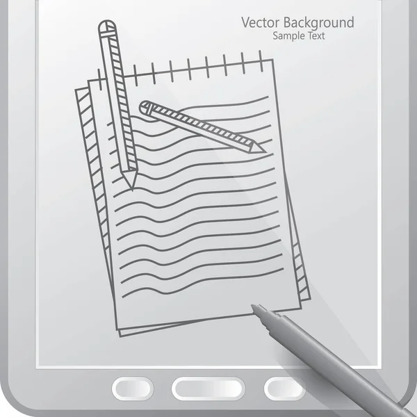 Illustration Vectorielle Créative Document — Image vectorielle