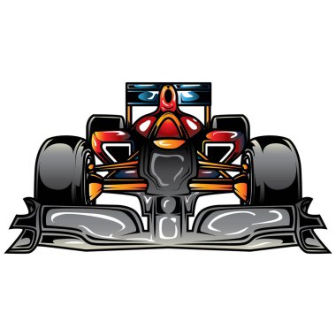 Yarış, ulaşım, vektör illüstrasyonu 