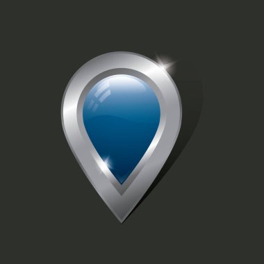 pin grafik vektör illüstrasyonu 