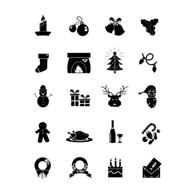 Simgeli basit biçimlendirilmiş pankart, vektör illüstrasyonu