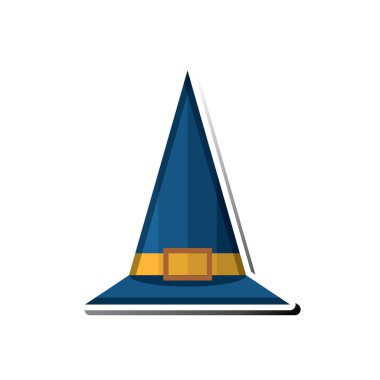 Sihirli şapkanın yaratıcı vektör çizimi 