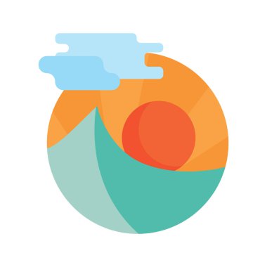 Basit web simgesi, grafik vektör illüstrasyonu