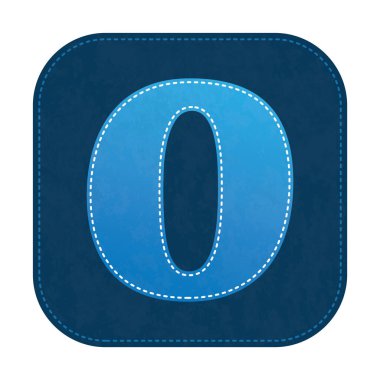 mavi harf, alfabe harfli grafik vektör illüstrasyonuName 